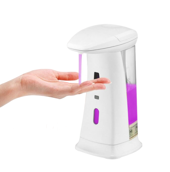 Plastic sensor liquid soap dispenser