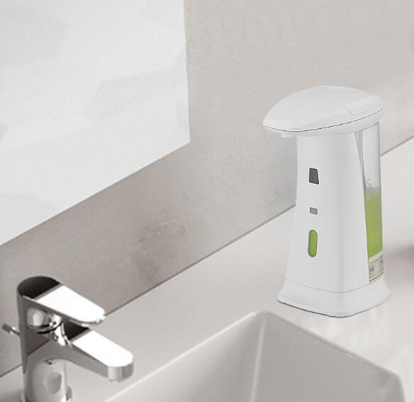 Plastic sensor liquid soap dispenser