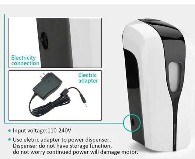 Wall mounted 1000ml sensor soap dispenser